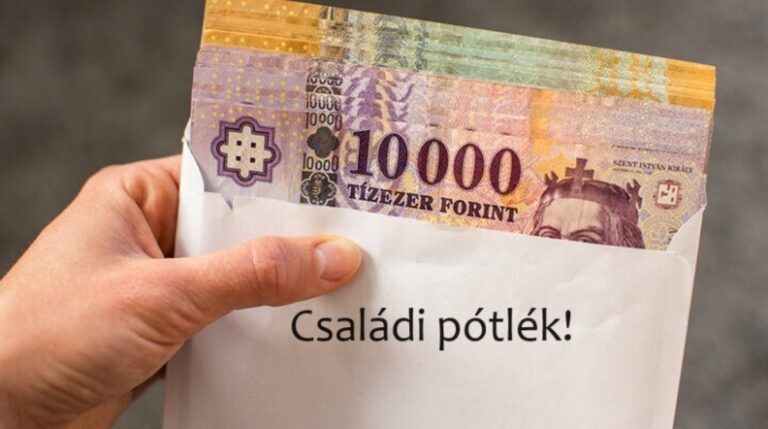 Családi pótlék pénz 2024
