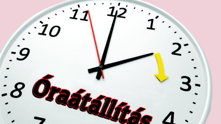 Óraátállítás 3 változás
