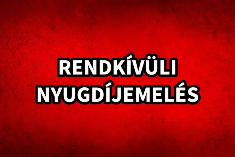 rendkivuli-nyugdijemeles