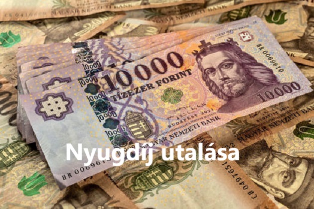 Nyugdíj utalás 2025