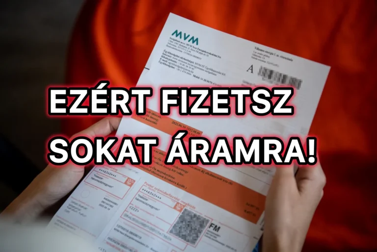 Ezért fizetsz sokat áramra