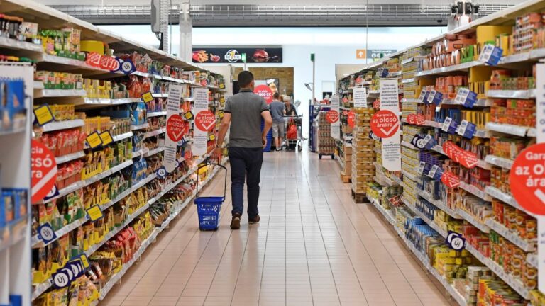 élelmiszer árak infláció