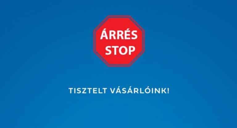 Árrésstop