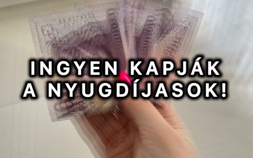 Ingyen kapják a nyugdíjasok