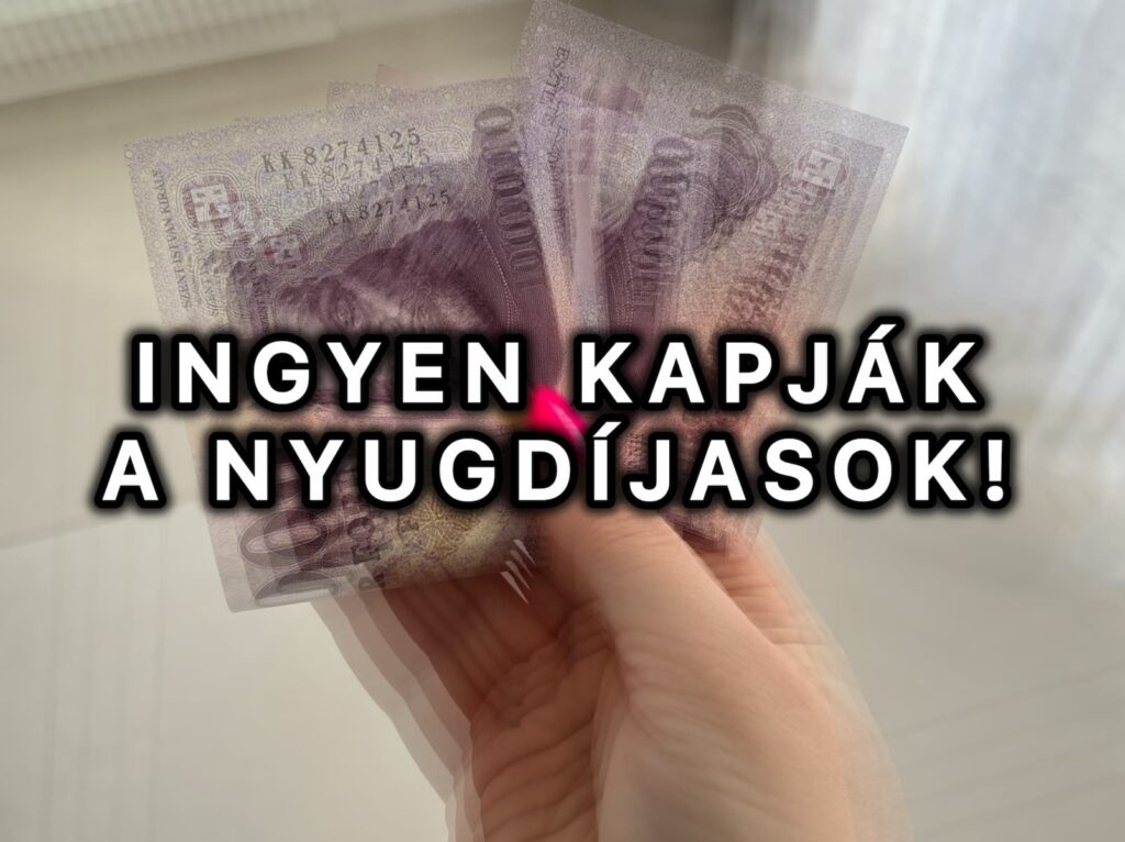 Ingyen kapják a nyugdíjasok