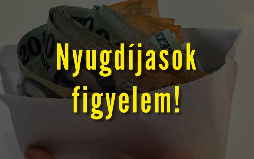Nyugdíjasok figyelem