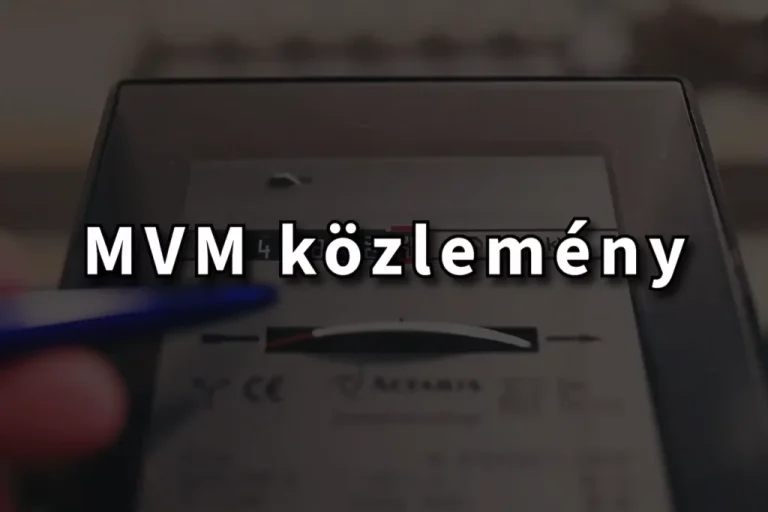 MVM Közlemény